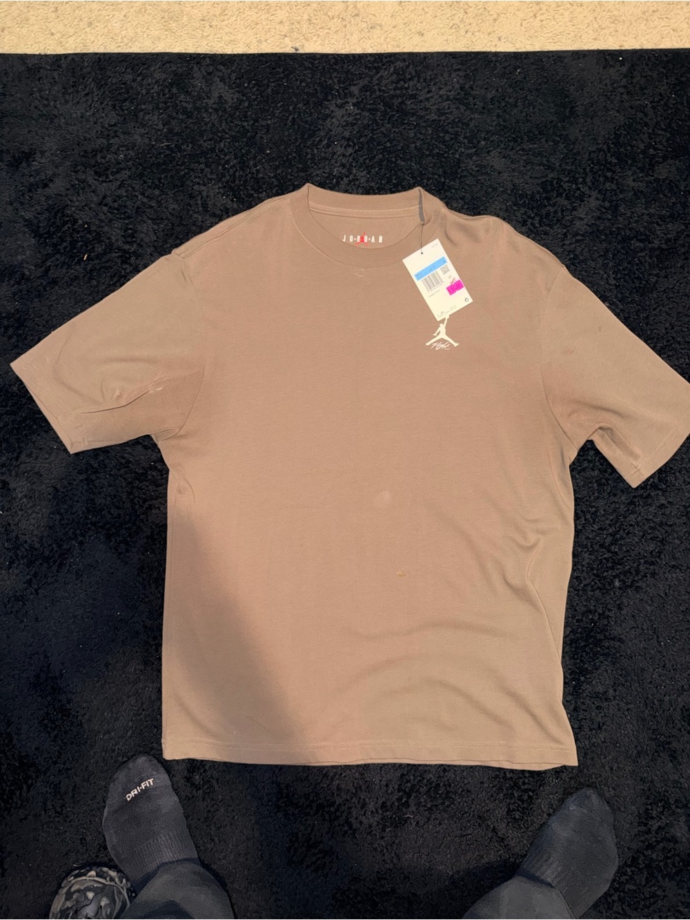 Jordan Short Sleeve Crewneck T-Shirt - Taupe